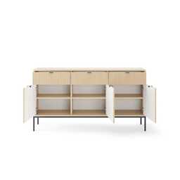 Nova Large Sideboard Cabinet 154cm - Oak Vincenza 154cm - thumbnail 8