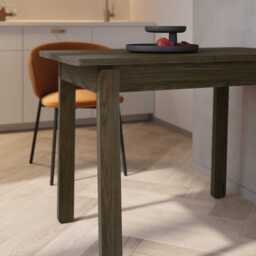 Plot PT-02 Extendable Dining Table 104cm - Light Oak 104cm - thumbnail 7