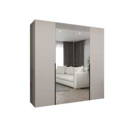 Alicante II Hinged Door Wardrobe 200cm - Oak Walnut 200cm - thumbnail 5