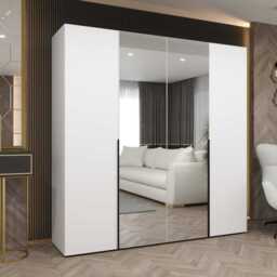 Alicante II Hinged Door Wardrobe 200cm - Oak Walnut 200cm - thumbnail 2
