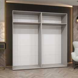 Alicante II Hinged Door Wardrobe 200cm - Oak Walnut 200cm - thumbnail 6