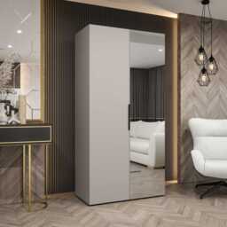 Marbella II Hinged Door Wardrobe 100cm - Oak Walnut 100cm - thumbnail 4