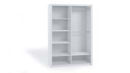 Bono Sliding Door Wardrobe 120cm - White Matt 120cm - thumbnail 3