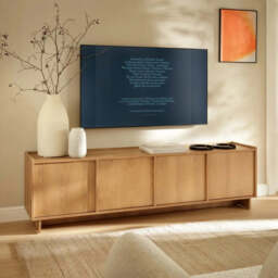 Yasumi TV Cabinet 195cm - Oak Caramel 195cm - thumbnail 1