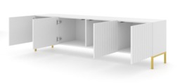 Wave TV Cabinet 200cm - Black 200cm - thumbnail 7