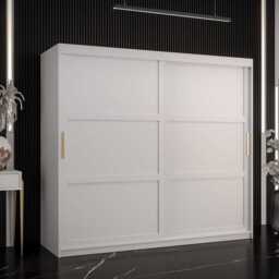 Ramiro I Sliding Door Wardrobe 200cm - White 200cm