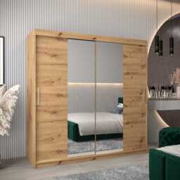 Tokyo I Sliding Door Wardrobe 200cm - White 200cm - thumbnail 2