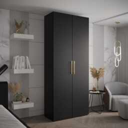 Inova III Hinged Door Wardrobe 100cm - White 100cm - thumbnail 6