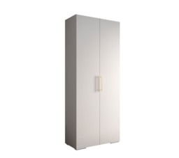 Inova III Hinged Door Wardrobe 100cm - White 100cm - thumbnail 2