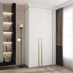Como III Hinged Door Wardrobe 110cm - Cashmere 110cm - thumbnail 5