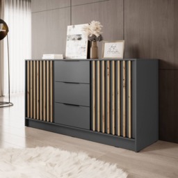 Nelly Sideboard Cabinet 155cm - Oak Artisan 155cm - thumbnail 5