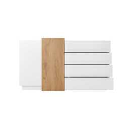 Stockholm Chest Of Drawers 160cm - White 160cm - thumbnail 2