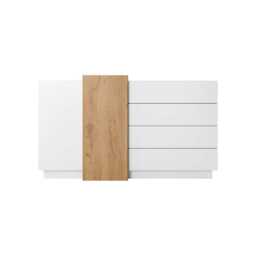 Stockholm Chest Of Drawers 160cm - White 160cm - thumbnail 3