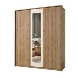 Vertina 19 Hinged Door Wardrobe 179cm - Oak Wild 179cm - thumbnail 6