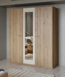 Vertina 19 Hinged Door Wardrobe 179cm - Oak Wild 179cm - thumbnail 3