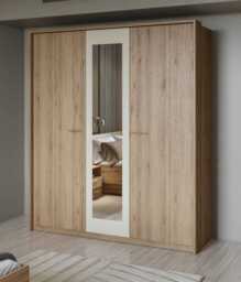 Vertina 19 Hinged Door Wardrobe 179cm - Oak Wild 179cm - thumbnail 8