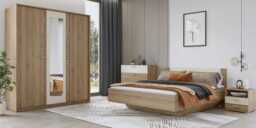 Vertina 19 Hinged Door Wardrobe 179cm - Oak Wild 179cm - thumbnail 5