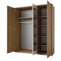Vertina 19 Hinged Door Wardrobe 179cm - Oak Wild 179cm - thumbnail 7