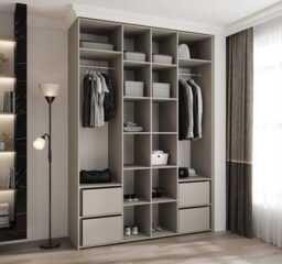 Como I Hinged Door Wardrobe 170cm - Cashmere 170cm - thumbnail 4