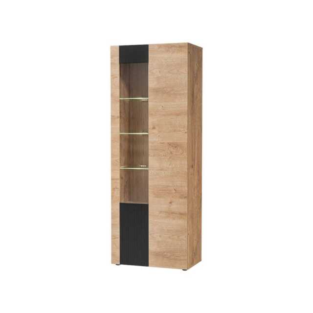 Aron Tall Display Cabinet 70cm - Oak Ribbeck 70cm - image 1