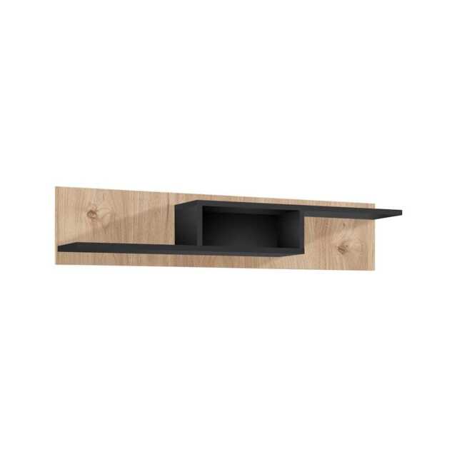 Cross Wall Shelf 160cm - Oak Hickory 160cm - image 1