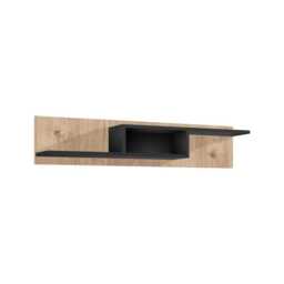 Cross Wall Shelf 160cm - Oak Hickory 160cm - thumbnail 1