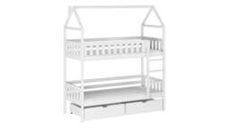 Wooden Bunk Bed Gaja With Storage - Pine Foam Mattresses - thumbnail 5