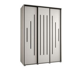Cannes XII Sliding Door Wardrobe 180cm - White 180cm - thumbnail 2