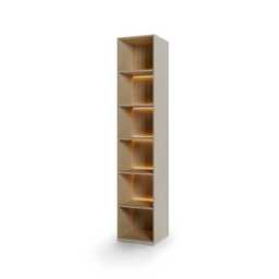 Charlie CH-10 Bookcase 46cm - Cashmere 46cm - thumbnail 1