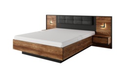 Milton Bedside Tables 49cm [Set Of Two] - Oak Chestnut 49cm - thumbnail 4