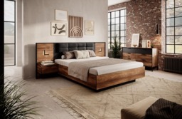 Milton Bedside Tables 49cm [Set Of Two] - Oak Chestnut 49cm - thumbnail 6