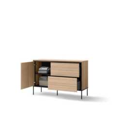 Visso VI-03 Sideboard Cabinet 127cm - Oak Linear 127cm - thumbnail 4