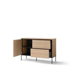 Visso VI-03 Sideboard Cabinet 127cm - Oak Linear 127cm - thumbnail 3