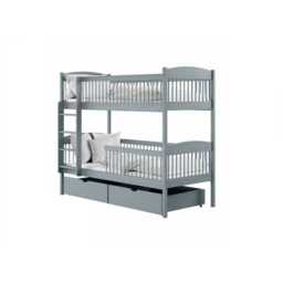 Wooden Bunk Bed Luna With Storage - Cotton Foam/Bonnell Mattresses - thumbnail 7