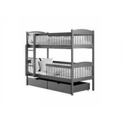 Wooden Bunk Bed Luna With Storage - Cotton Foam/Bonnell Mattresses - thumbnail 6