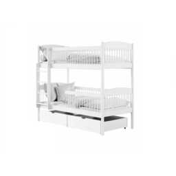 Wooden Bunk Bed Luna With Storage - Cotton Foam/Bonnell Mattresses - thumbnail 5