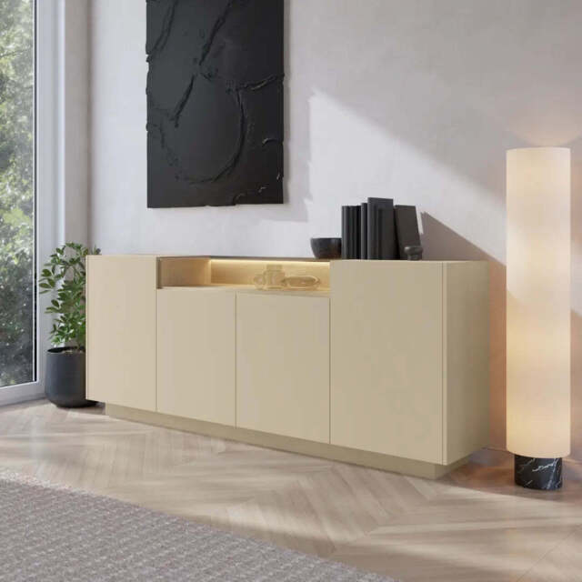 Hiro Sideboard Cabinet 203cm - Cocoa 203cm - image 1