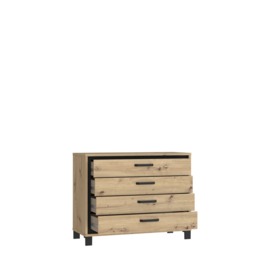 Trondheim Chest Of Drawers 105cm - Oak Artisan 105cm - thumbnail 3