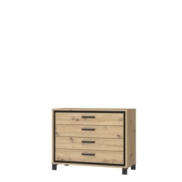 Trondheim Chest Of Drawers 105cm - Oak Artisan 105cm - thumbnail 6
