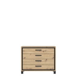 Trondheim Chest Of Drawers 105cm - Oak Artisan 105cm - thumbnail 4