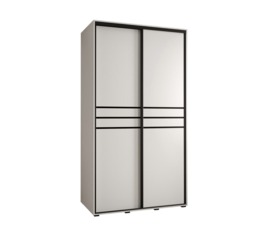 Cannes X Sliding Door Wardrobe 130cm - White 130cm - thumbnail 8