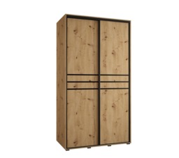 Cannes X Sliding Door Wardrobe 130cm - White 130cm - thumbnail 6