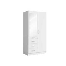 Konso Hinged Door Wardrobe 101cm - Beige 101cm - thumbnail 5