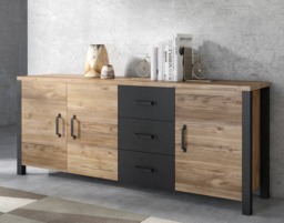 Olin 47 Sideboard Cabinet 192cm - 192cm Appenzeller Fichte Oak - thumbnail 4