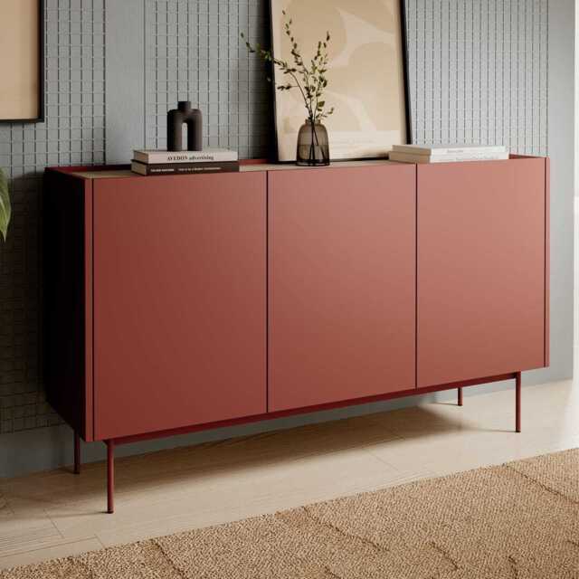 Frisk Sideboard Cabinet 144cm - Red 144cm - image 1