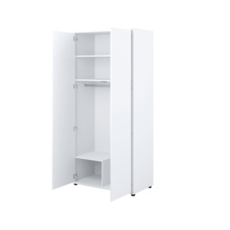 Bed Concept BC-20 Hinged Door Wardrobe 101cm - Grey 101cm - thumbnail 3