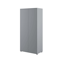 Bed Concept BC-20 Hinged Door Wardrobe 101cm - Grey 101cm - thumbnail 1