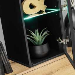 "Cruz Entertainment Unit For TVs Up To 60"" - Oak Evoke 280cm" - thumbnail 6