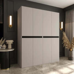 Salsa Hinged Door Wardrobe 160cm - Cashmere 160cm - thumbnail 1