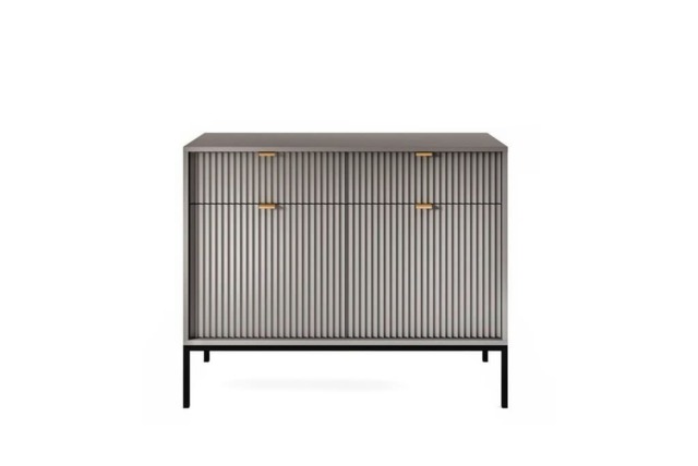 Nova Sideboard Cabinet 104cm - Grey Matt 104cm - image 1